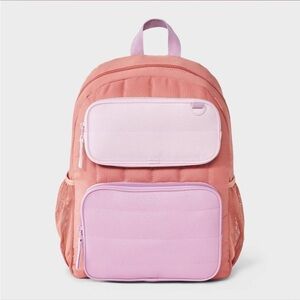 Cat & Jack Peach and Pink Kids Backpack